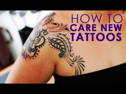 Tips to Care for a New Tattoo 