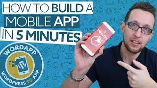 How To Convert WordPress to a mobile app in 5 Minutes with WordApp