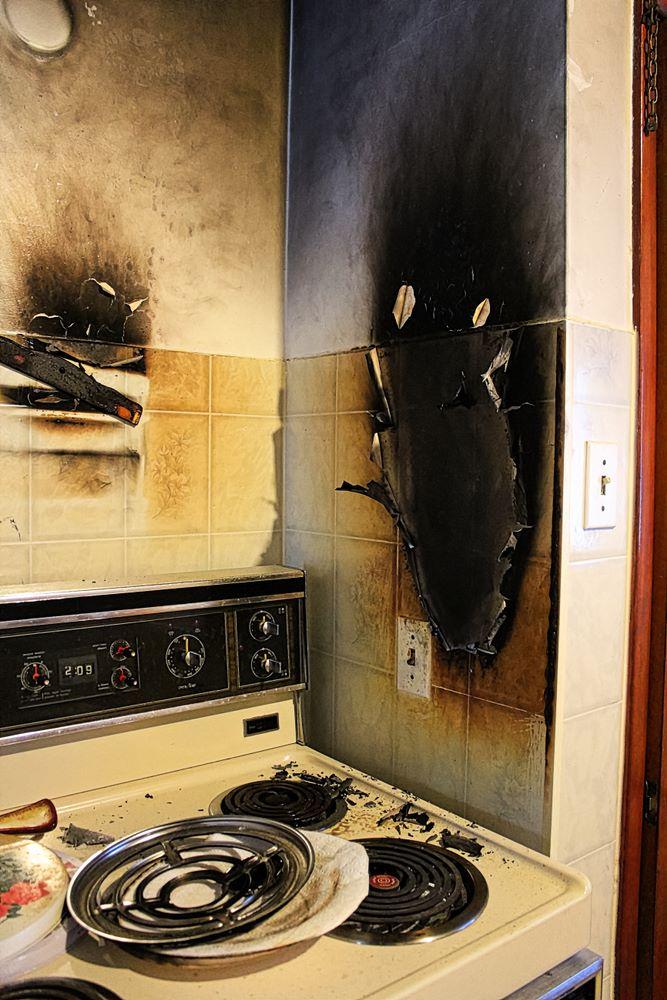 How do you cleanup fire damage?