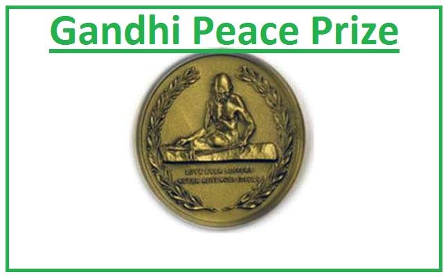 Gandhi Peace Prize