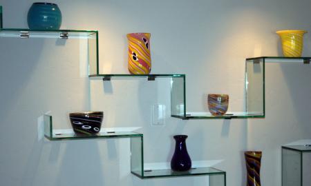 Modernize Your Home Interior with Decorative Glass Shelves