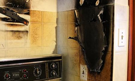 How do you cleanup fire damage?