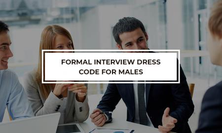 Formal interview dress code for males | best recruiter | Bumsa Inc.