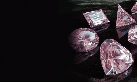 The colors of diamonds under the magnifying glass