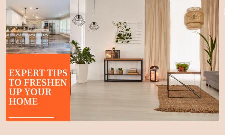 Expert tips to freshen up your home