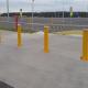 How far apart should bollards be placed?